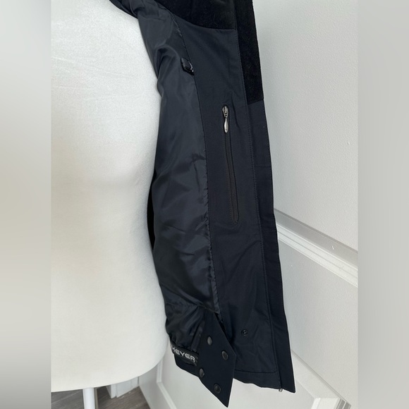 Obermeyer Sz Sm4 Women’s Black Ski Jacket Tuscany fur hood *Excellent Condition* - Picture 5 of 8